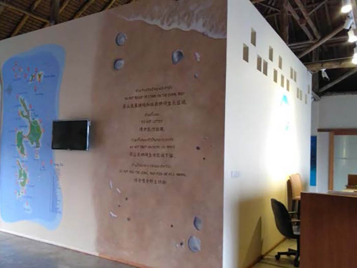 Phi Phi Island information wall